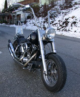 Harley Davidson Softail FLSTF Apehanger
